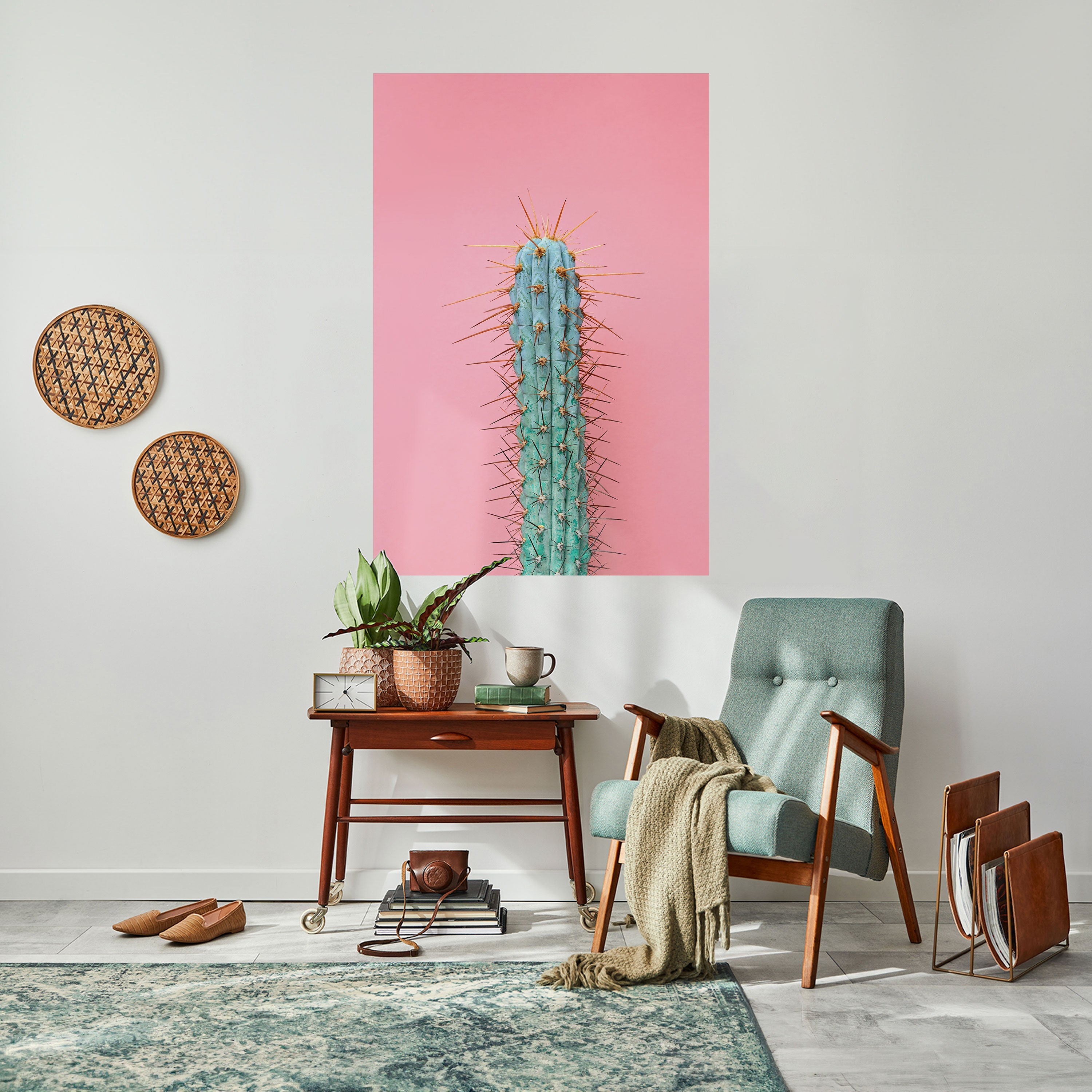MISTER CACTUS Vertikales Poster zum Abziehen und Aufkleben