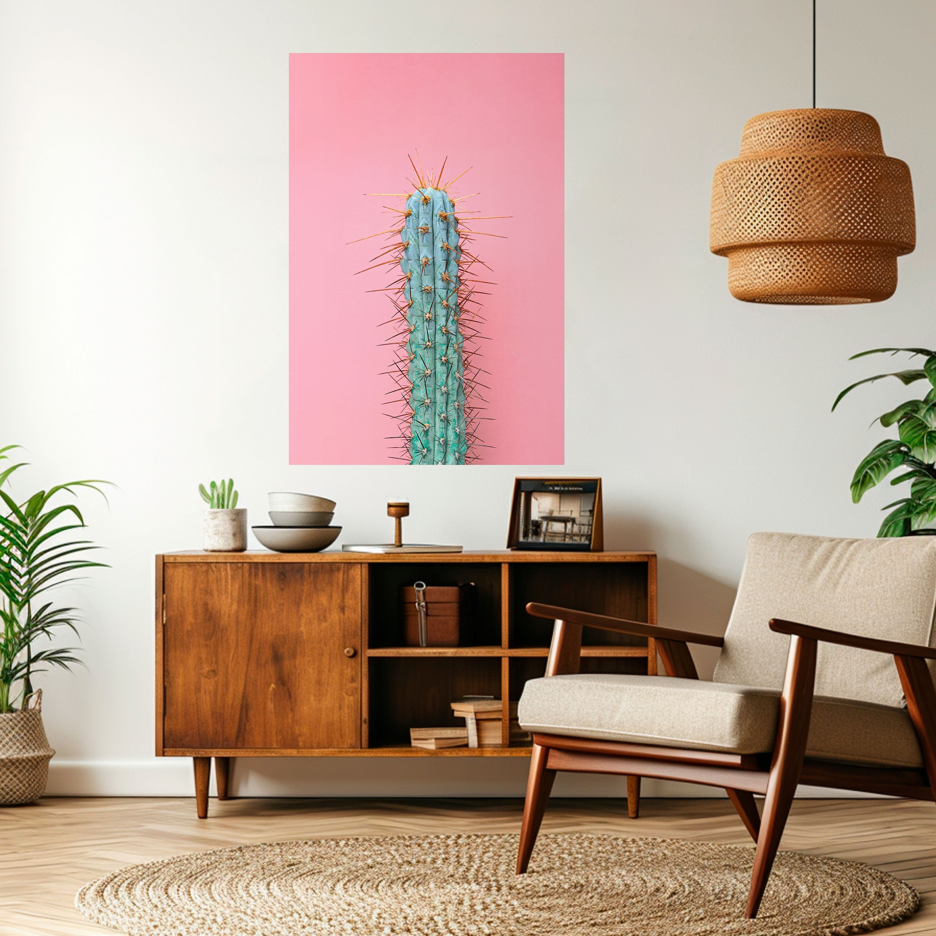 MISTER CACTUS Vertikales Poster zum Abziehen und Aufkleben