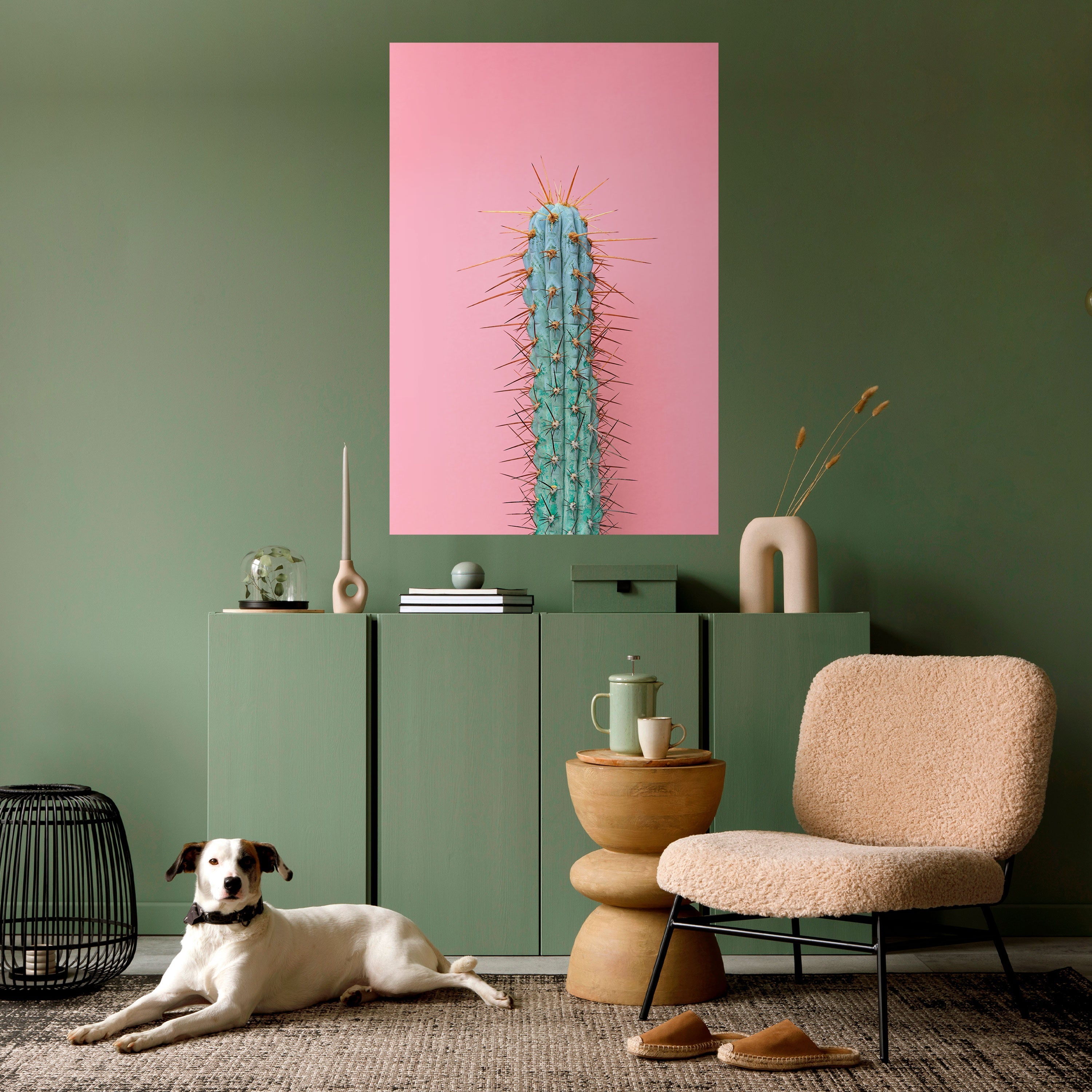 MISTER CACTUS Vertikales Poster zum Abziehen und Aufkleben