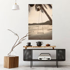 SUNSET SWING SORROW Selbstklebendes Poster - Hochformat