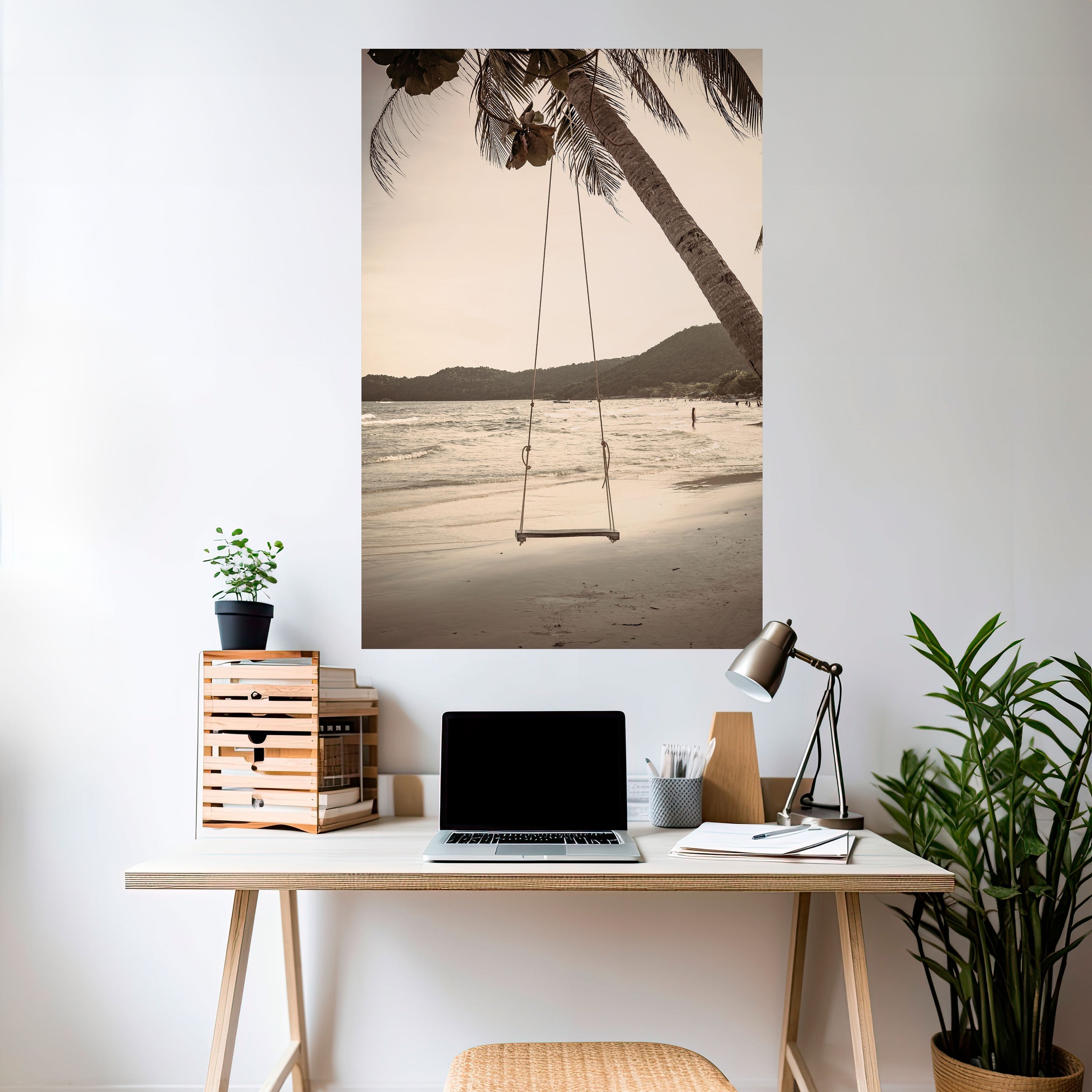 SUNSET SWING SORROW Vertikales Poster zum Abziehen und Aufkleben