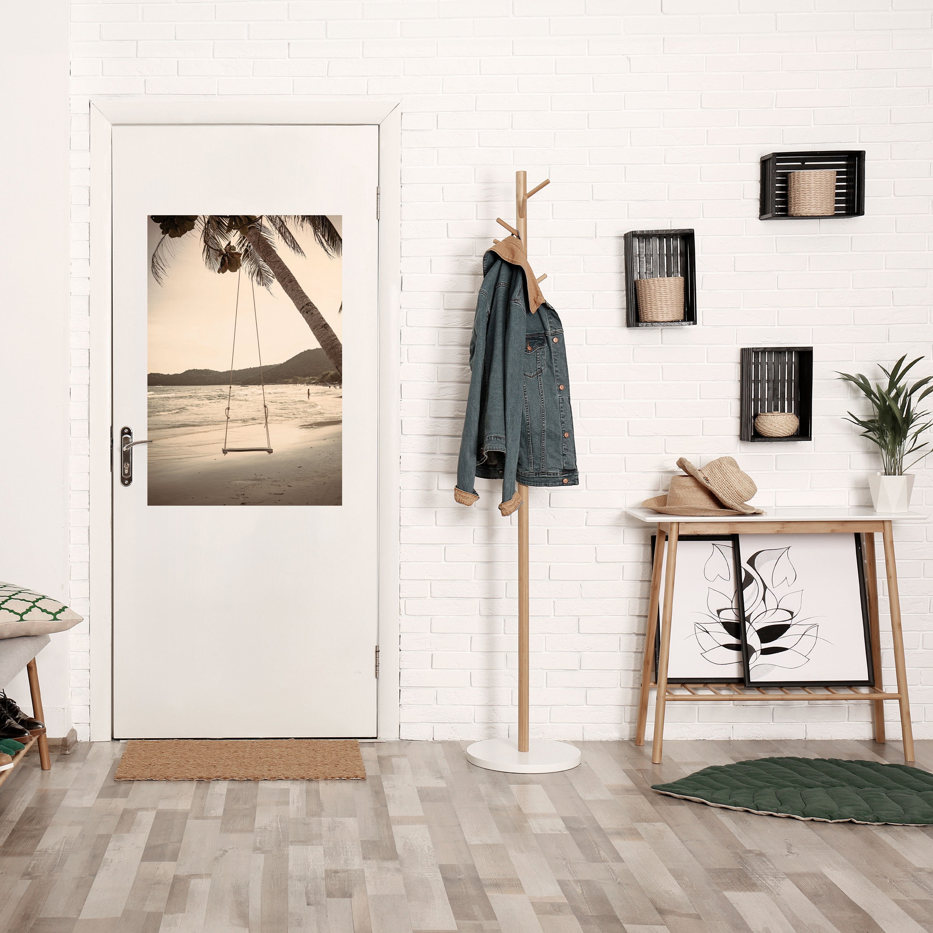 SUNSET SWING SORROW Vertikales Poster zum Abziehen und Aufkleben