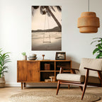 SUNSET SWING SORROW Selbstklebendes Poster - Hochformat