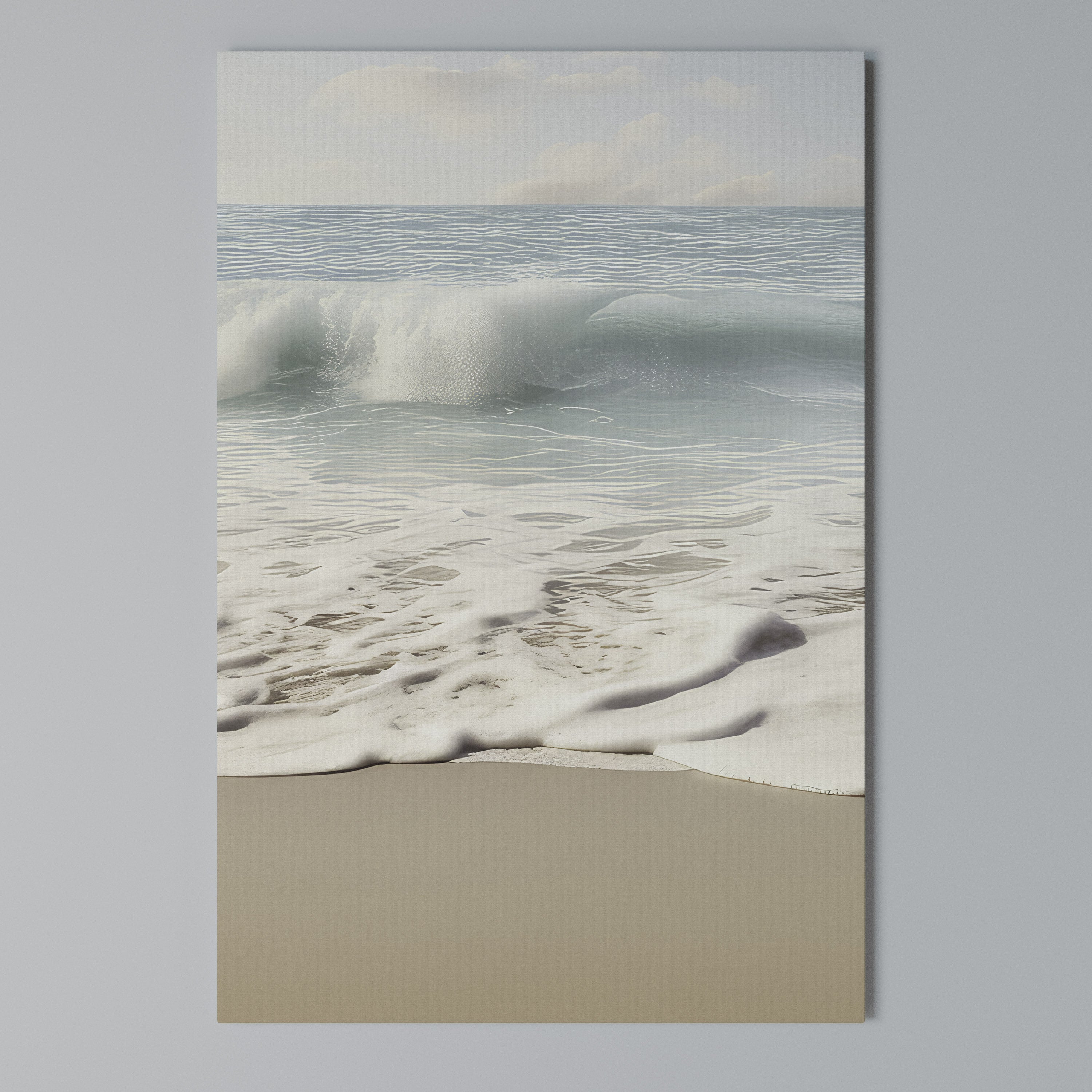 OCEAN WHISPER Vertical Canvas Print