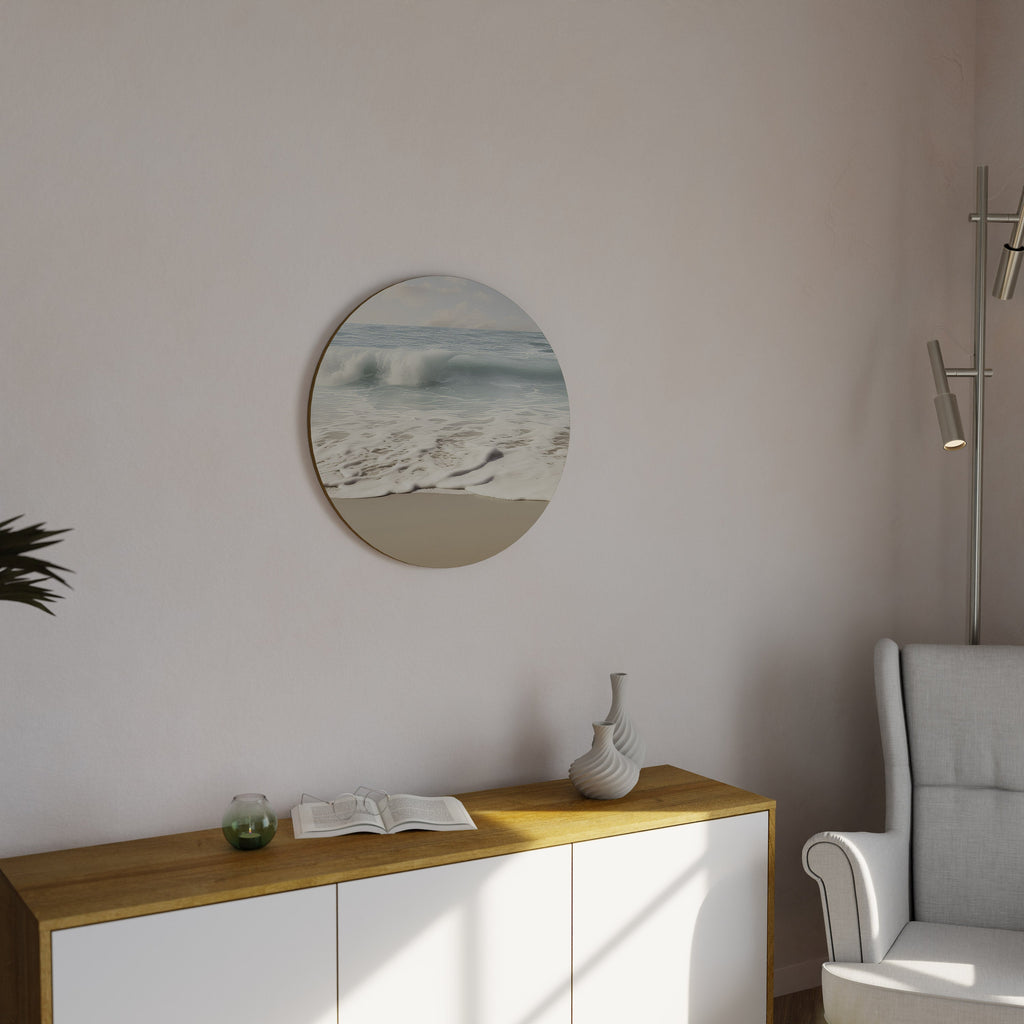 OCEAN WHISPER Runde Wanddekoration Ø 69 cm