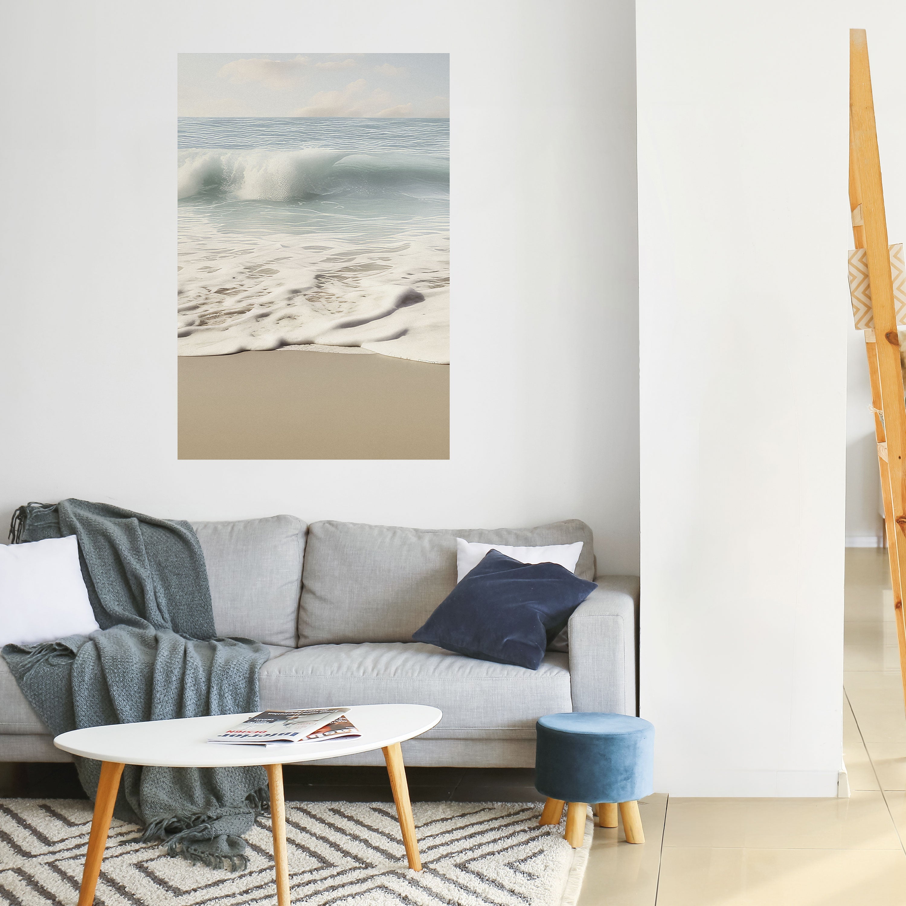 OCEAN WHISPER Vertikales Poster zum Abziehen und Aufkleben