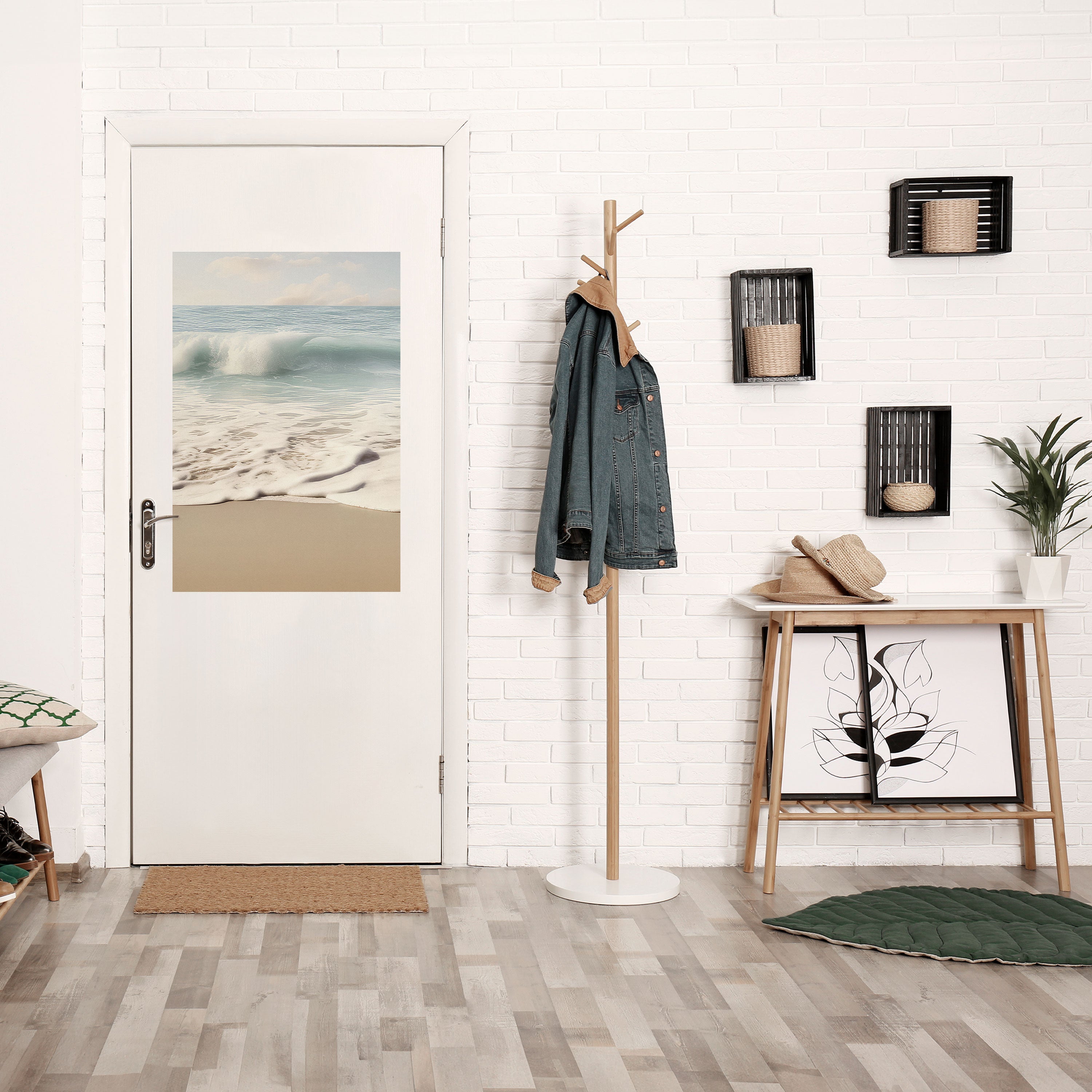 OCEAN WHISPER Vertikales Poster zum Abziehen und Aufkleben