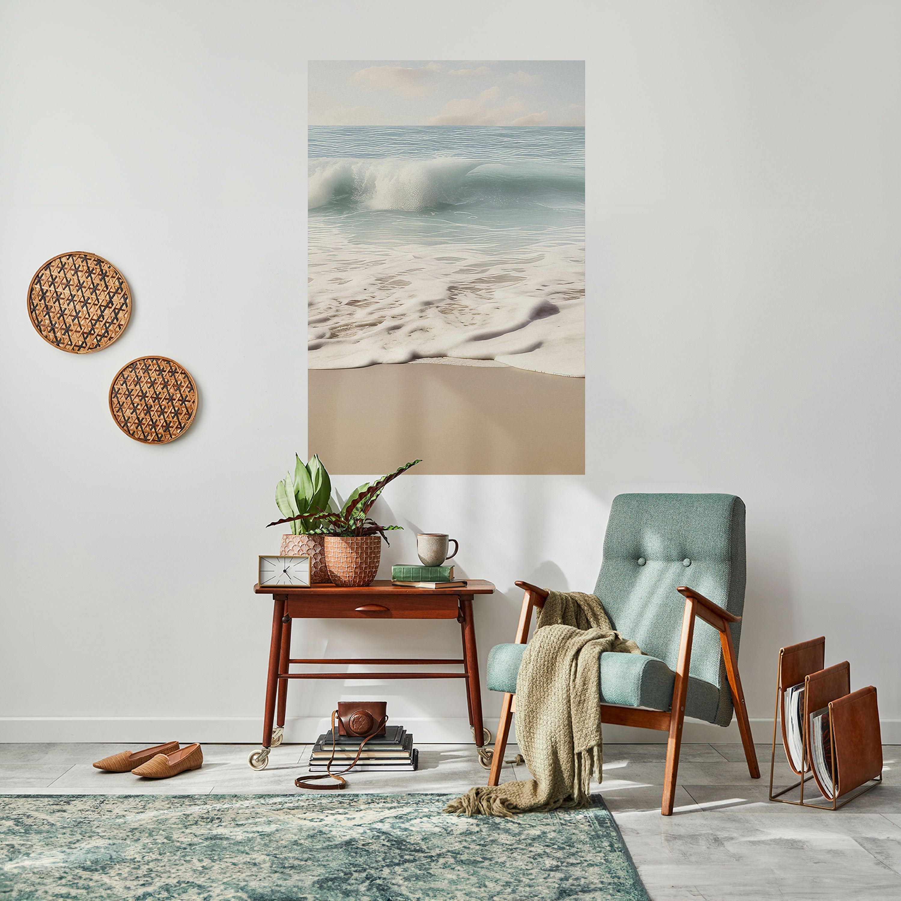 OCEAN WHISPER Vertikales Poster zum Abziehen und Aufkleben