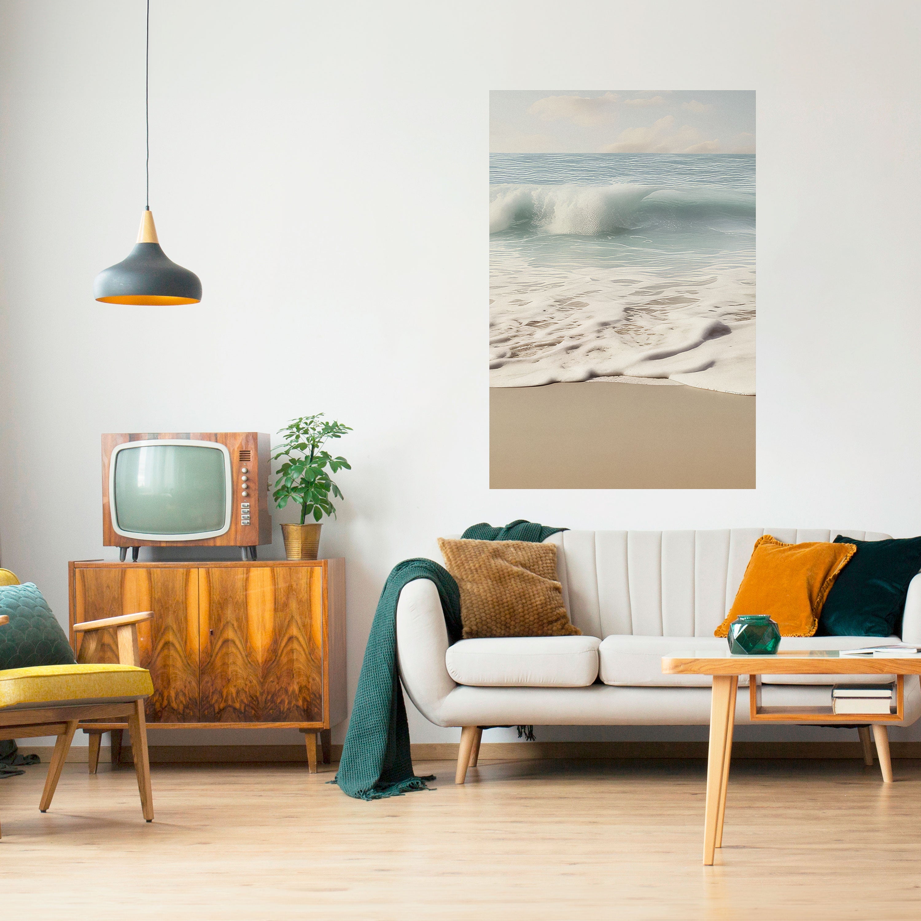 OCEAN WHISPER Vertikales Poster zum Abziehen und Aufkleben