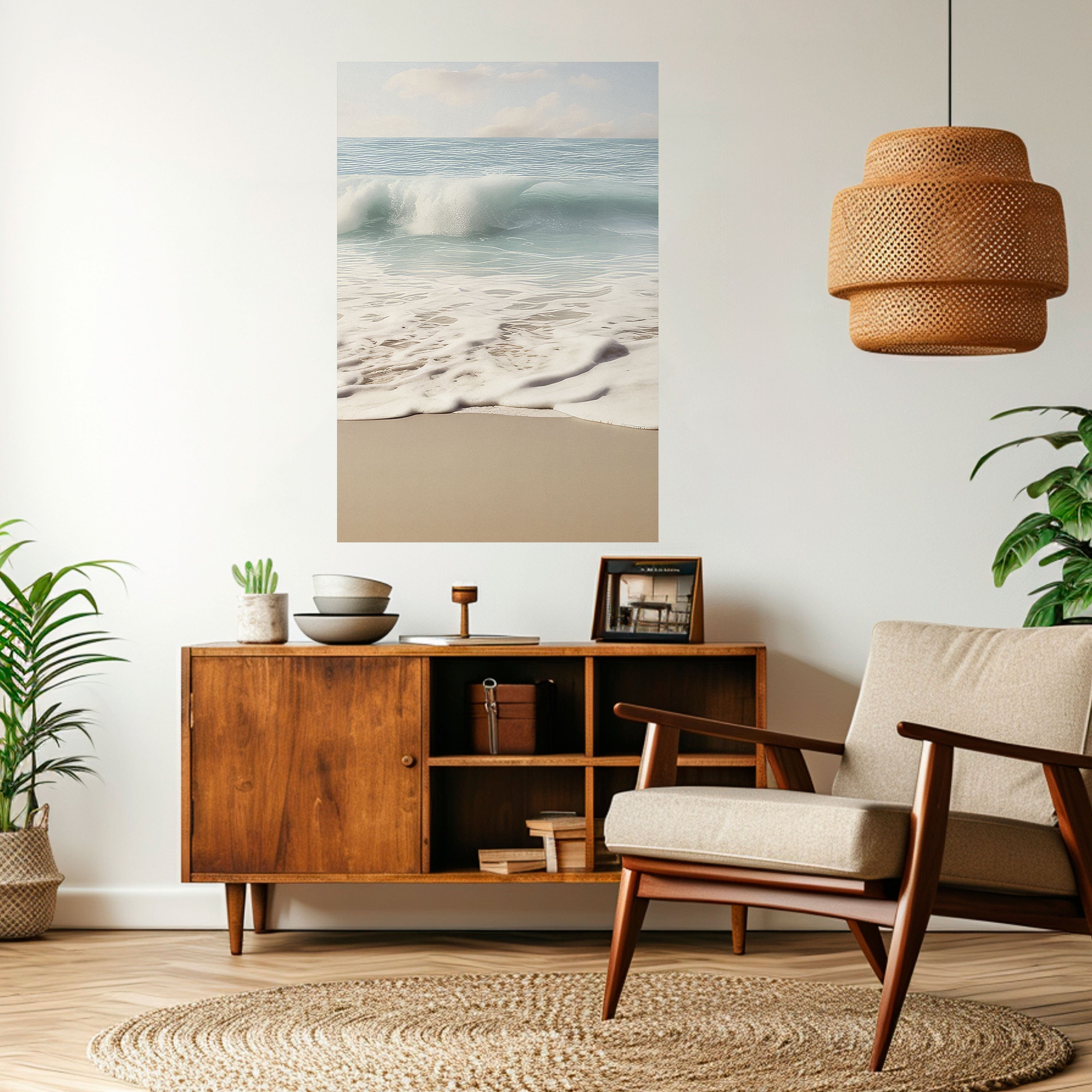 OCEAN WHISPER Vertikales Poster zum Abziehen und Aufkleben