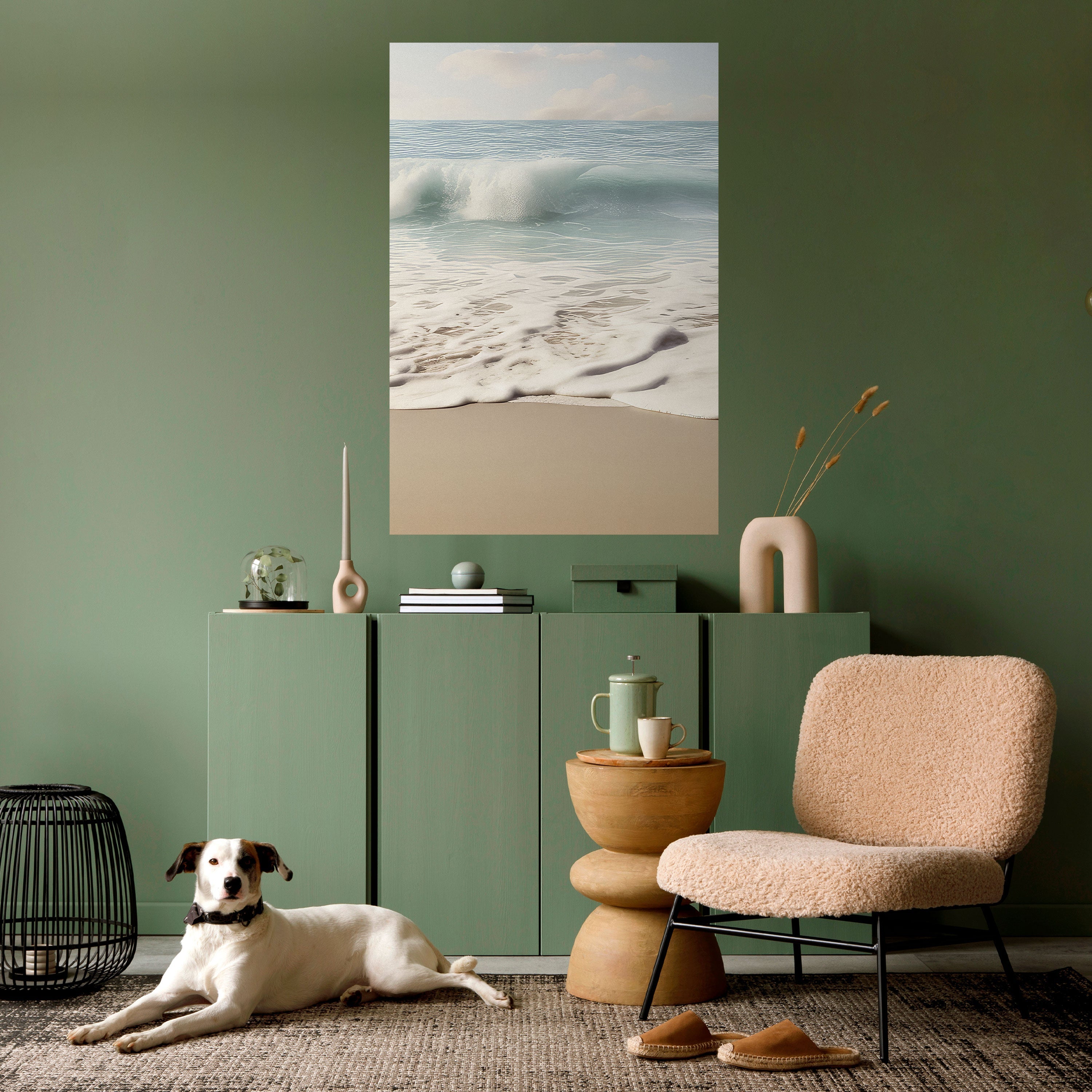 OCEAN WHISPER Vertikales Poster zum Abziehen und Aufkleben