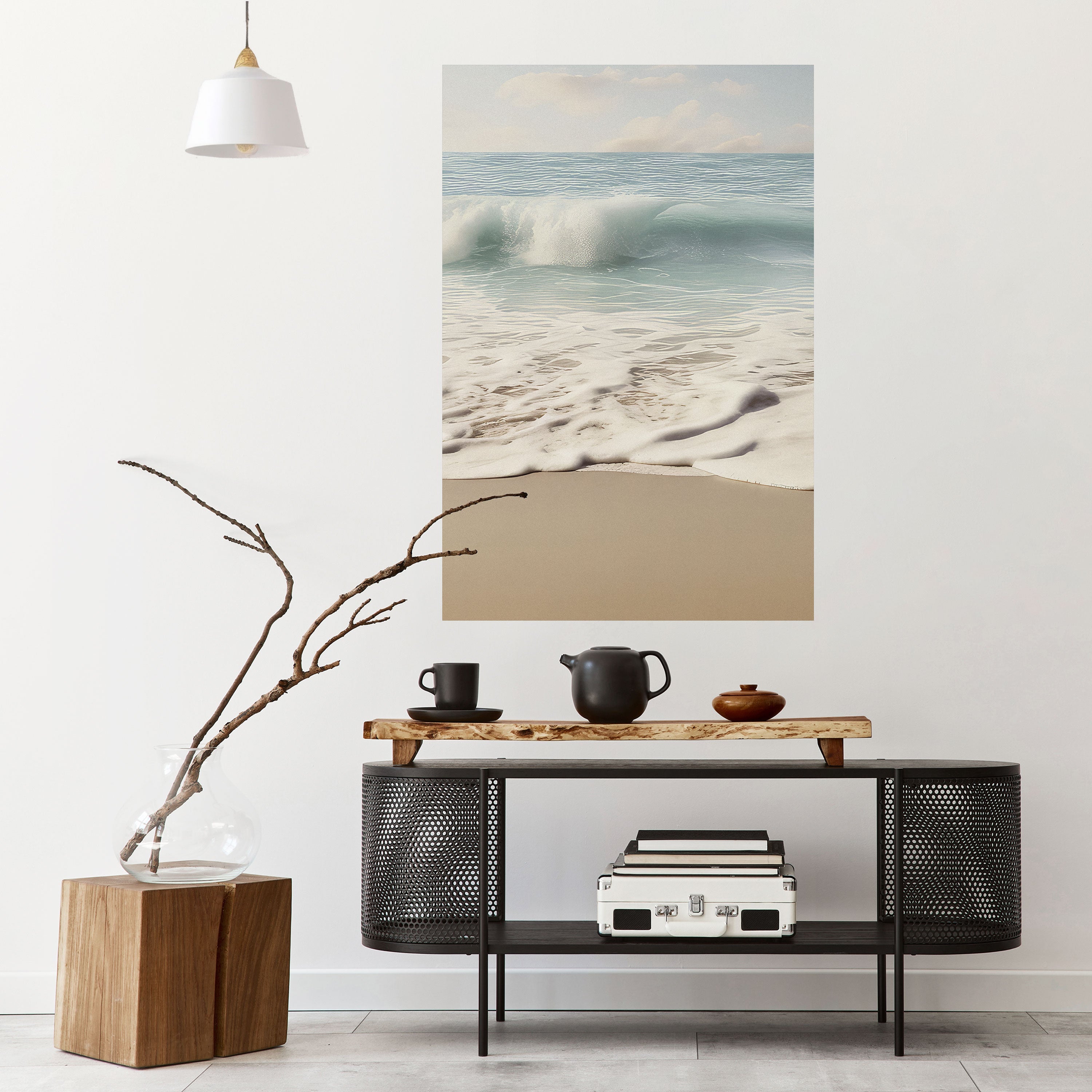 OCEAN WHISPER Vertikales Poster zum Abziehen und Aufkleben