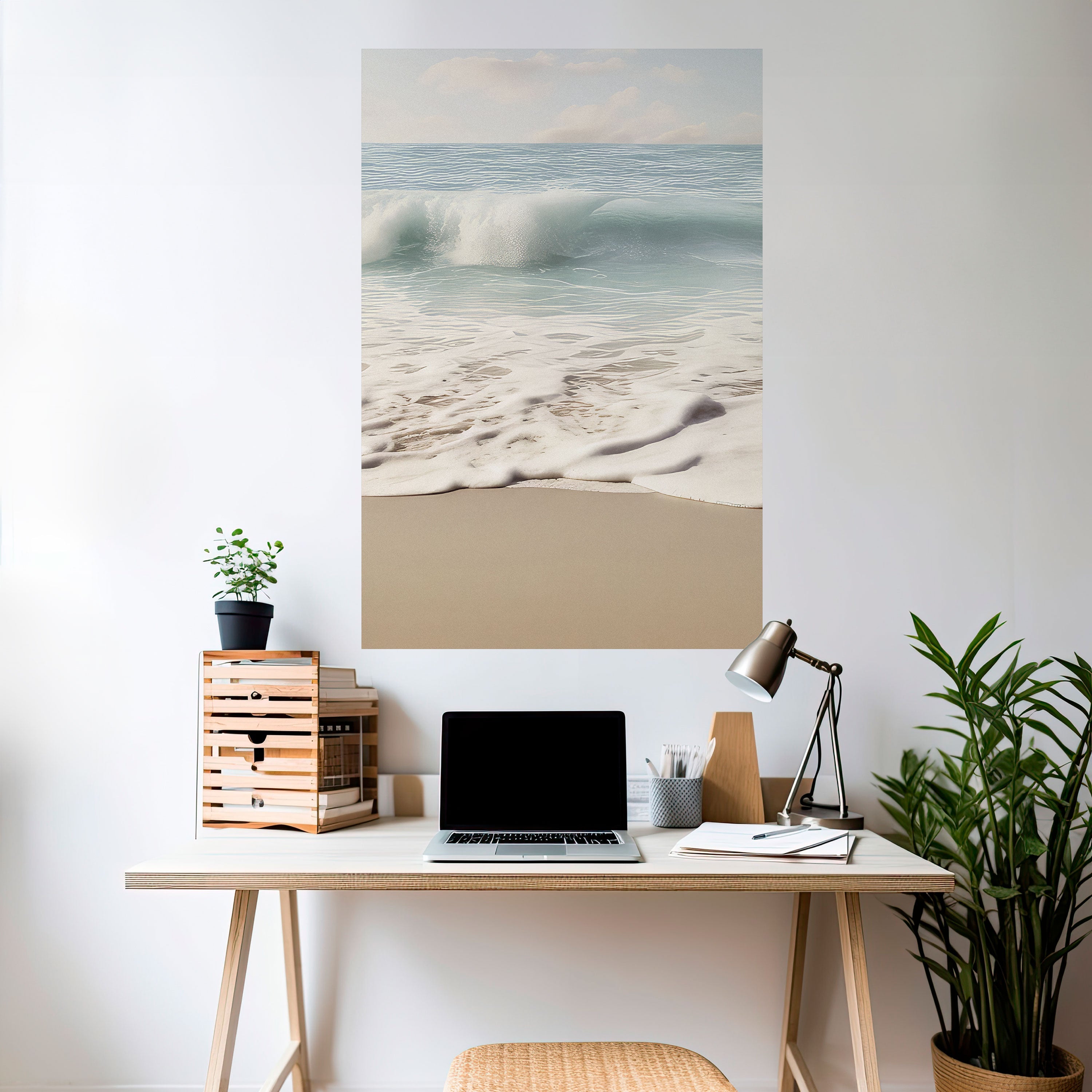 OCEAN WHISPER Vertikales Poster zum Abziehen und Aufkleben