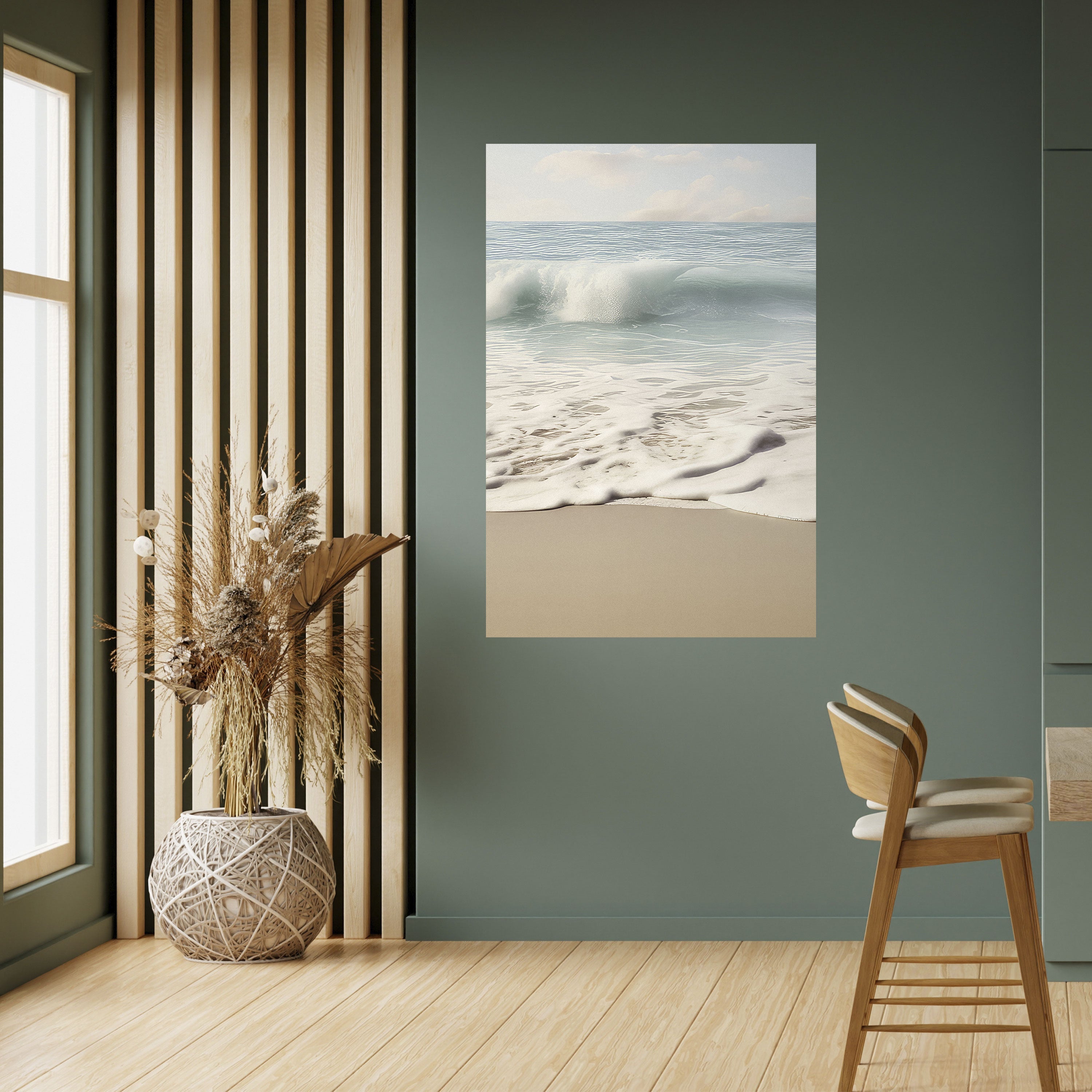 OCEAN WHISPER Vertikales Poster zum Abziehen und Aufkleben