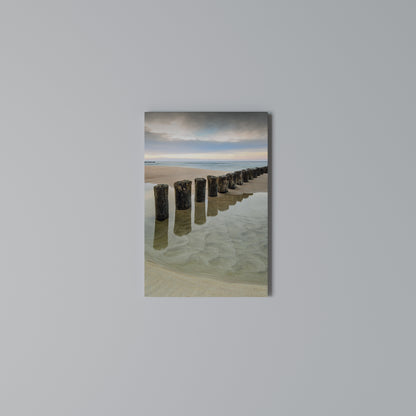 TIDAL SYMMETRY Vertical Canvas Print