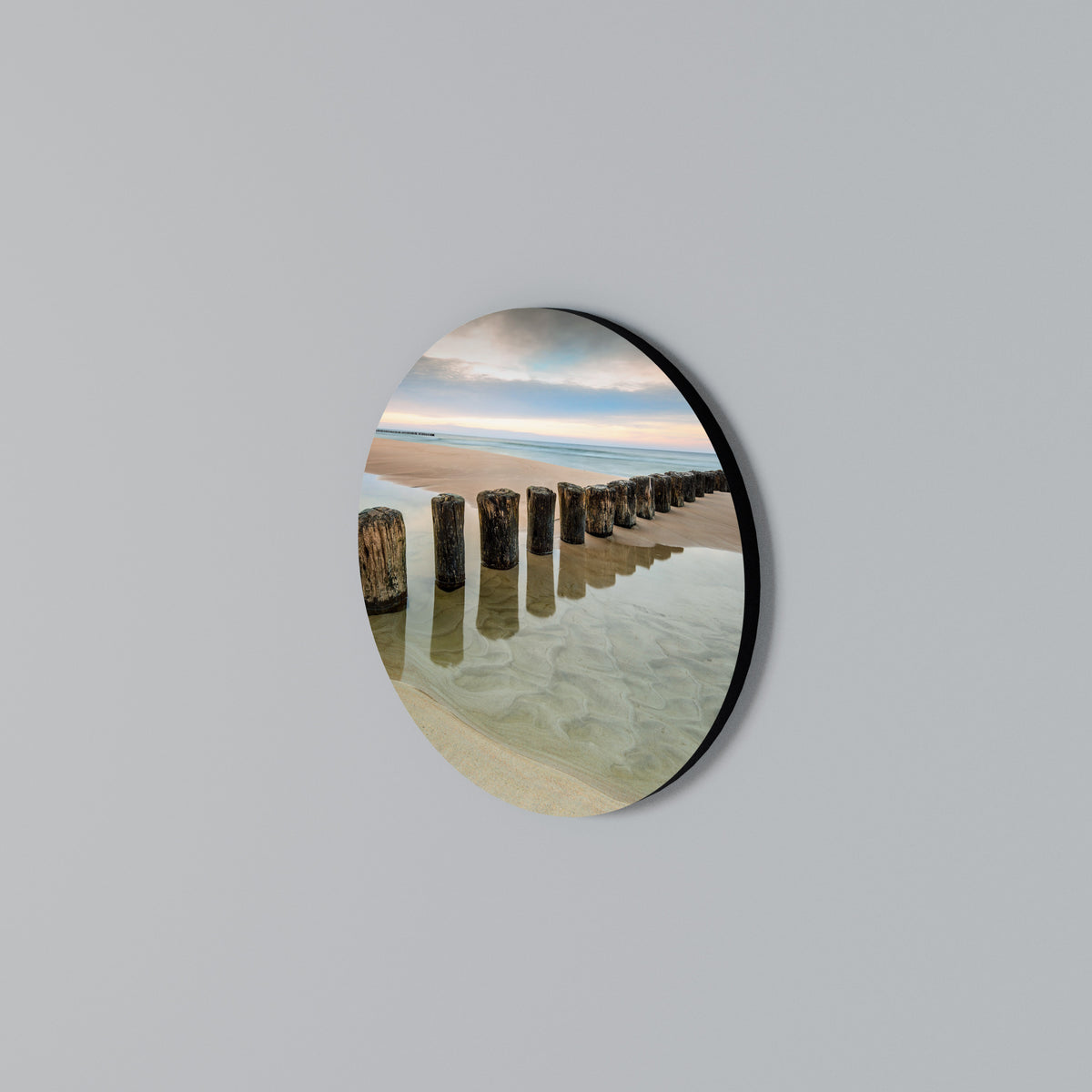 TIDAL SYMMETRY Rundes Wandbild