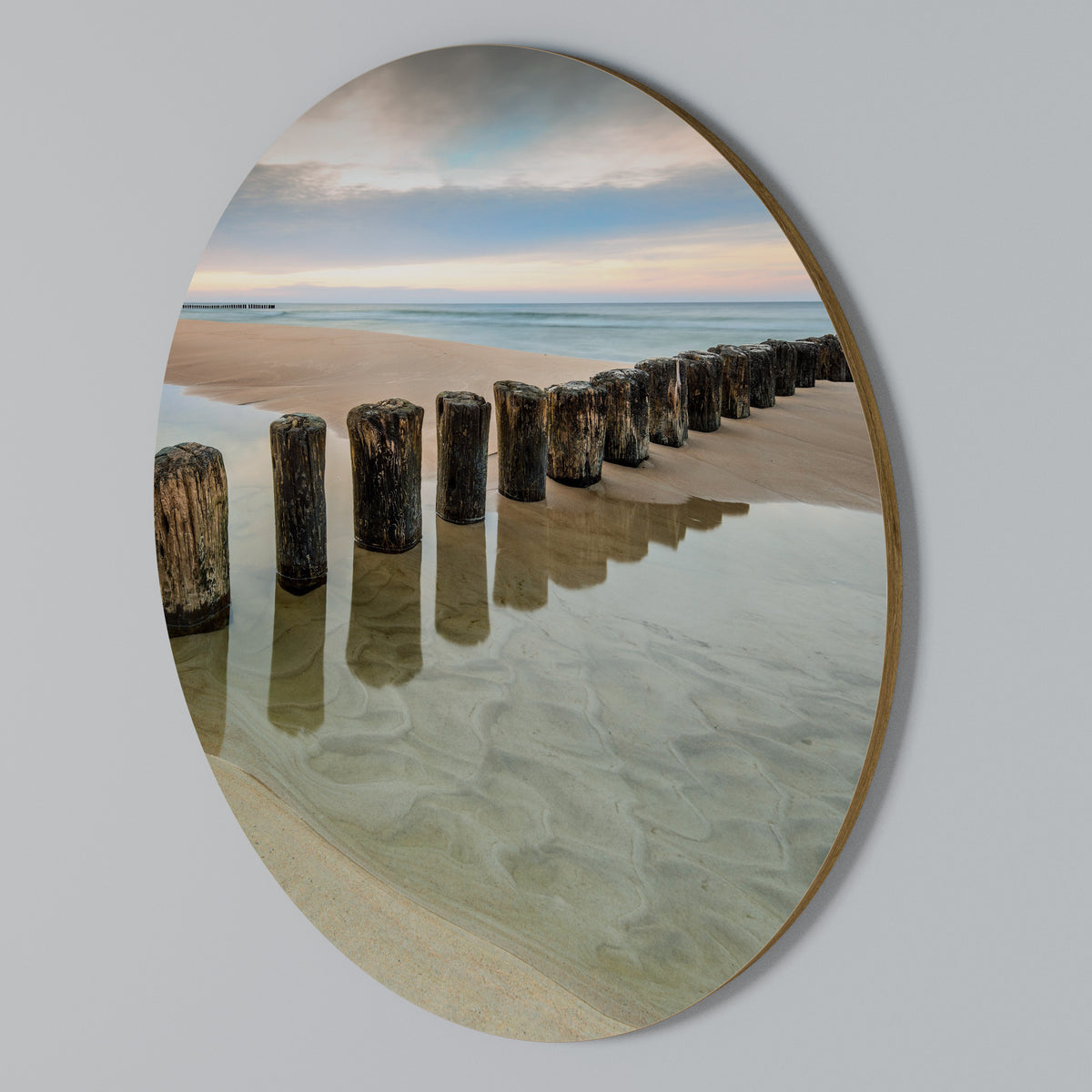 TIDAL SYMMETRY Rundes Wandbild