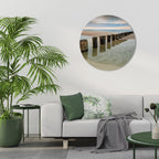 TIDAL SYMMETRY Runde Wanddekoration Ø 69 cm
