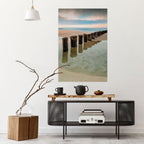 TIDAL SYMMETRY Selbstklebendes Poster - Hochformat