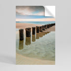 TIDAL SYMMETRY Selbstklebendes Poster - Hochformat