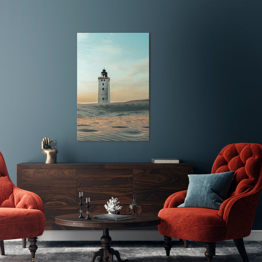 LIGHTHOUSE IN LIMBO Vertical Canvas Print