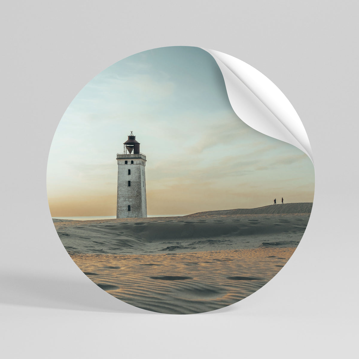 LIGHTHOUSE IN LIMBO Runder Wandsticker zum Abziehen und Aufkleben