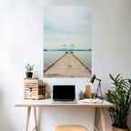 AQUA HORIZON Selbstklebendes Poster - Hochformat