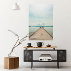 AQUA HORIZON Selbstklebendes Poster - Hochformat