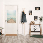 AQUA HORIZON Selbstklebendes Poster - Hochformat