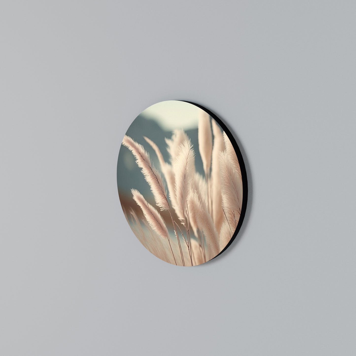 PAMPAS DREAMSCAPE Rundes Wandbild