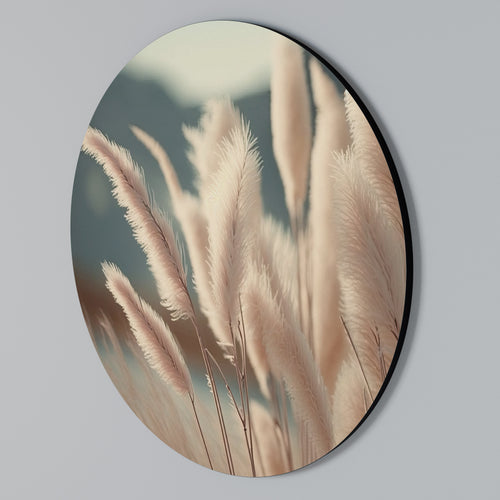 PAMPAS DREAMSCAPE Rundes Wandbild