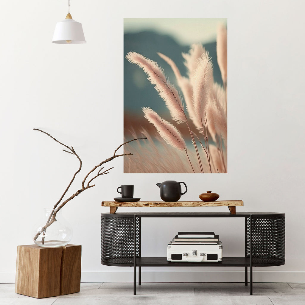 PAMPAS DREAMSCAPE Vertikales Poster zum Abziehen und Aufkleben