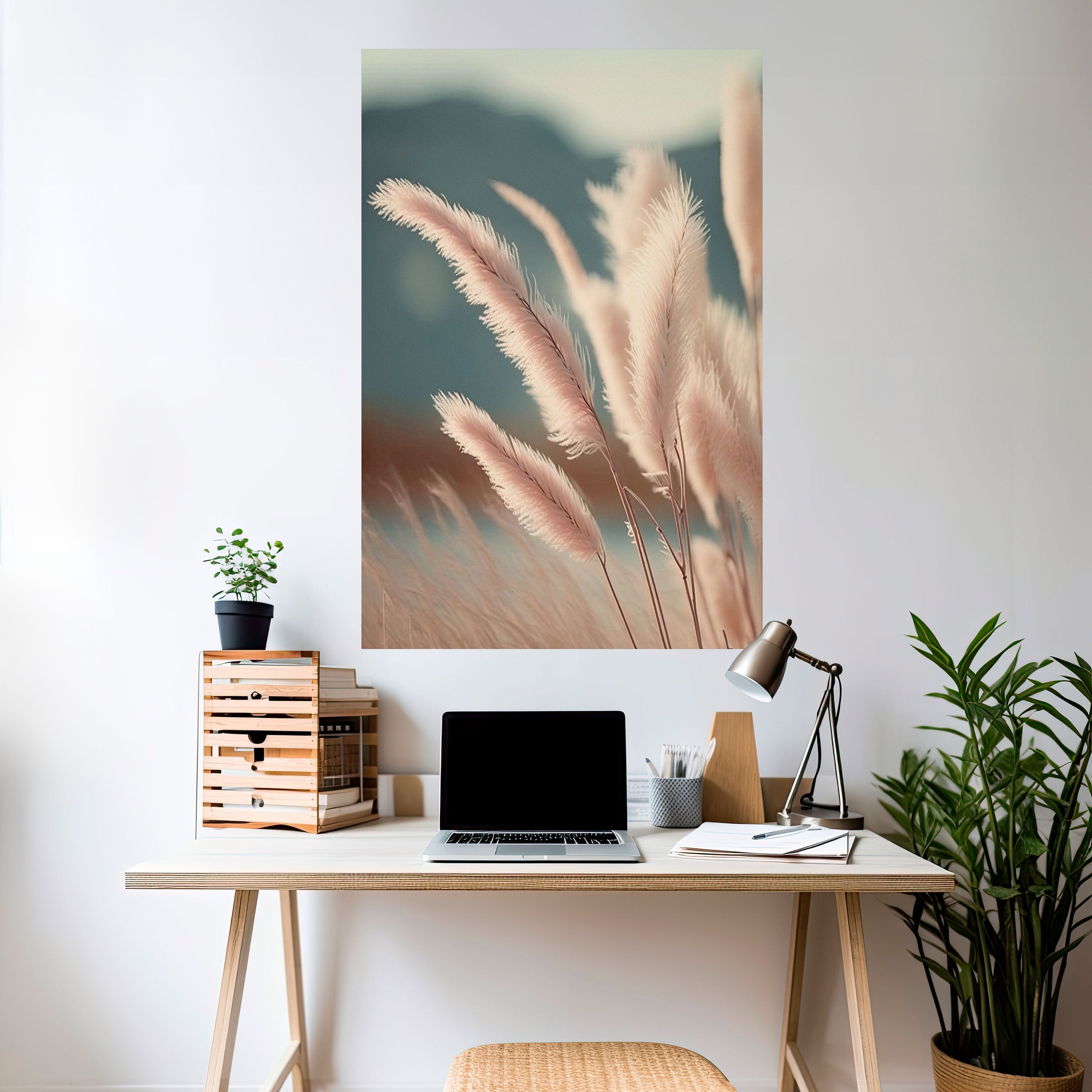 PAMPAS DREAMSCAPE Vertikales Poster zum Abziehen und Aufkleben