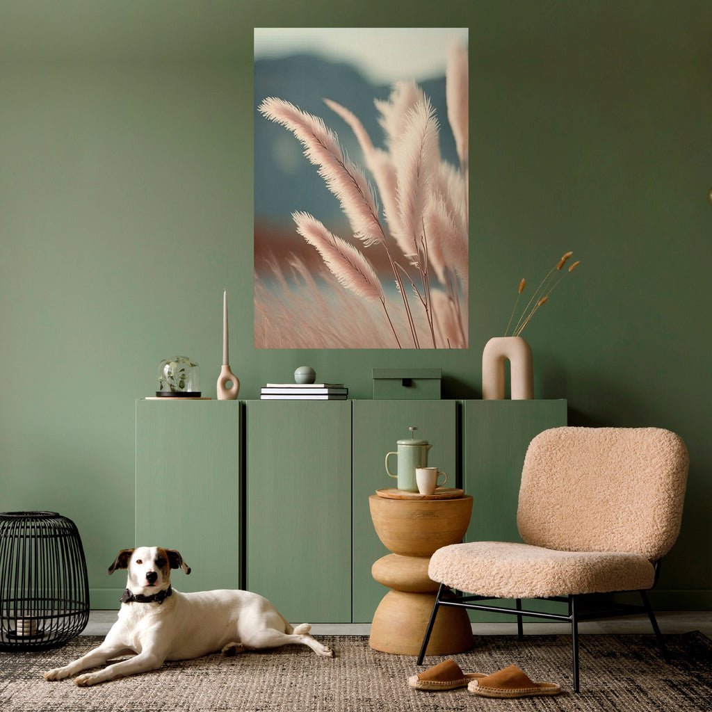 PAMPAS DREAMSCAPE Vertikales Poster zum Abziehen und Aufkleben