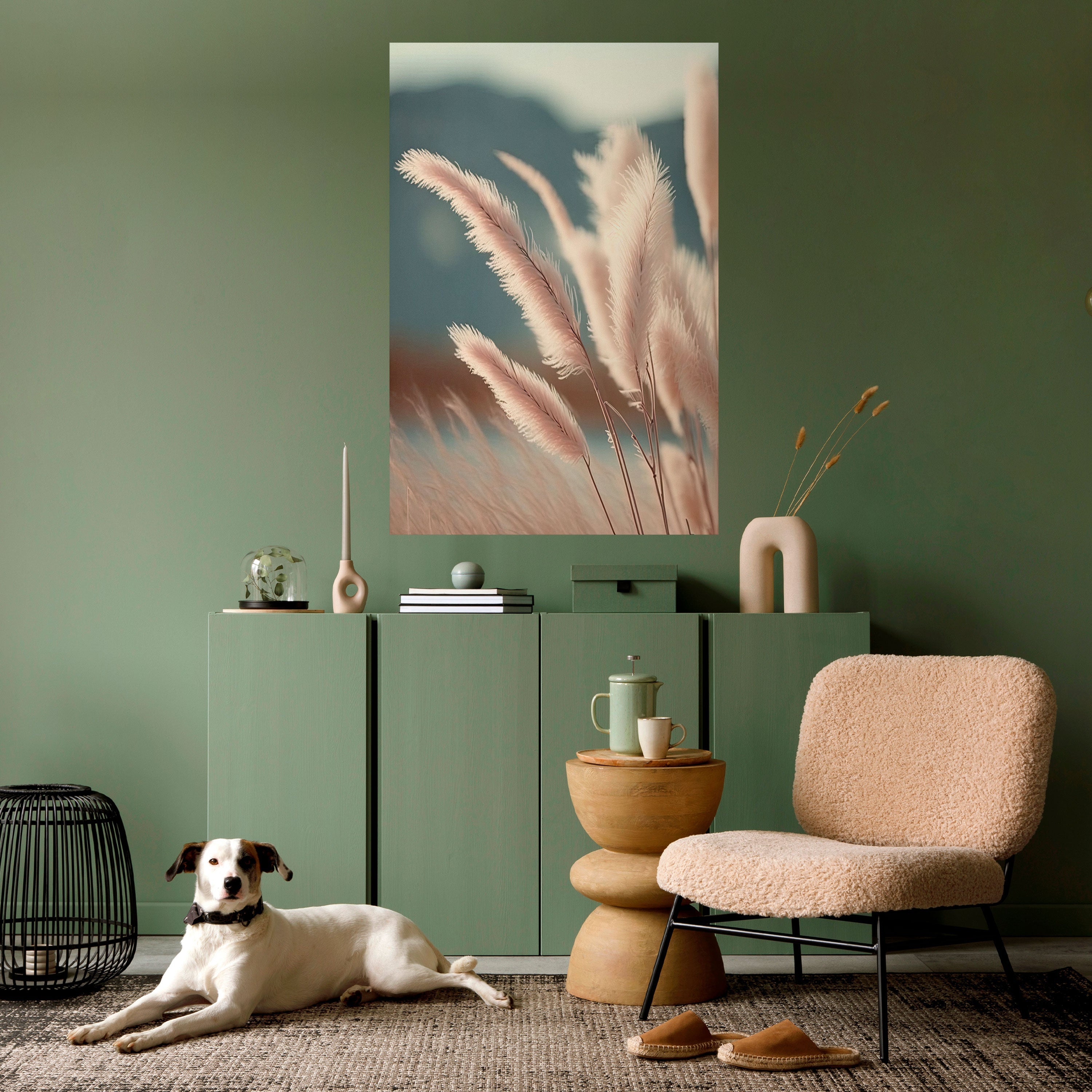 PAMPAS DREAMSCAPE Vertikales Poster zum Abziehen und Aufkleben