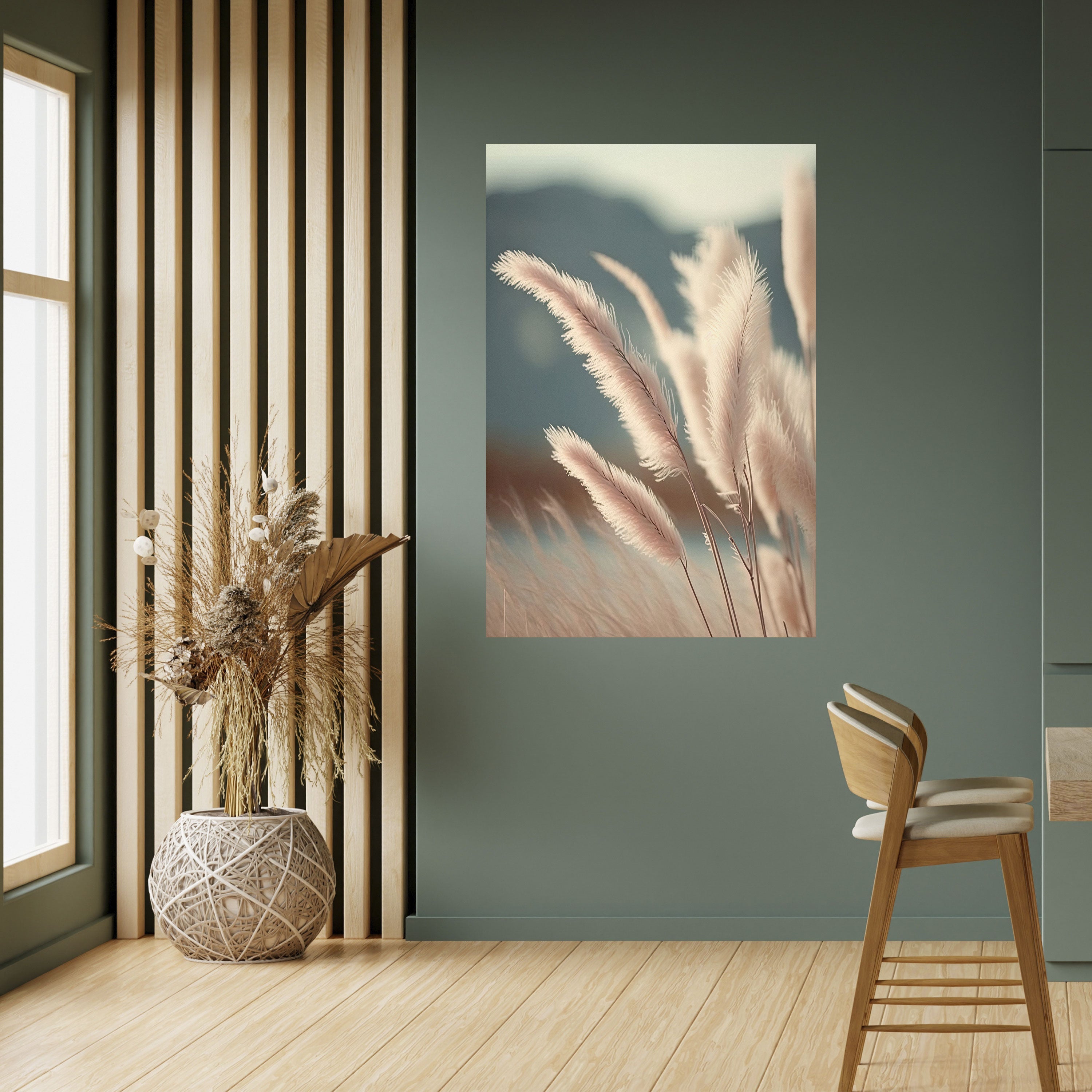 PAMPAS DREAMSCAPE Vertikales Poster zum Abziehen und Aufkleben