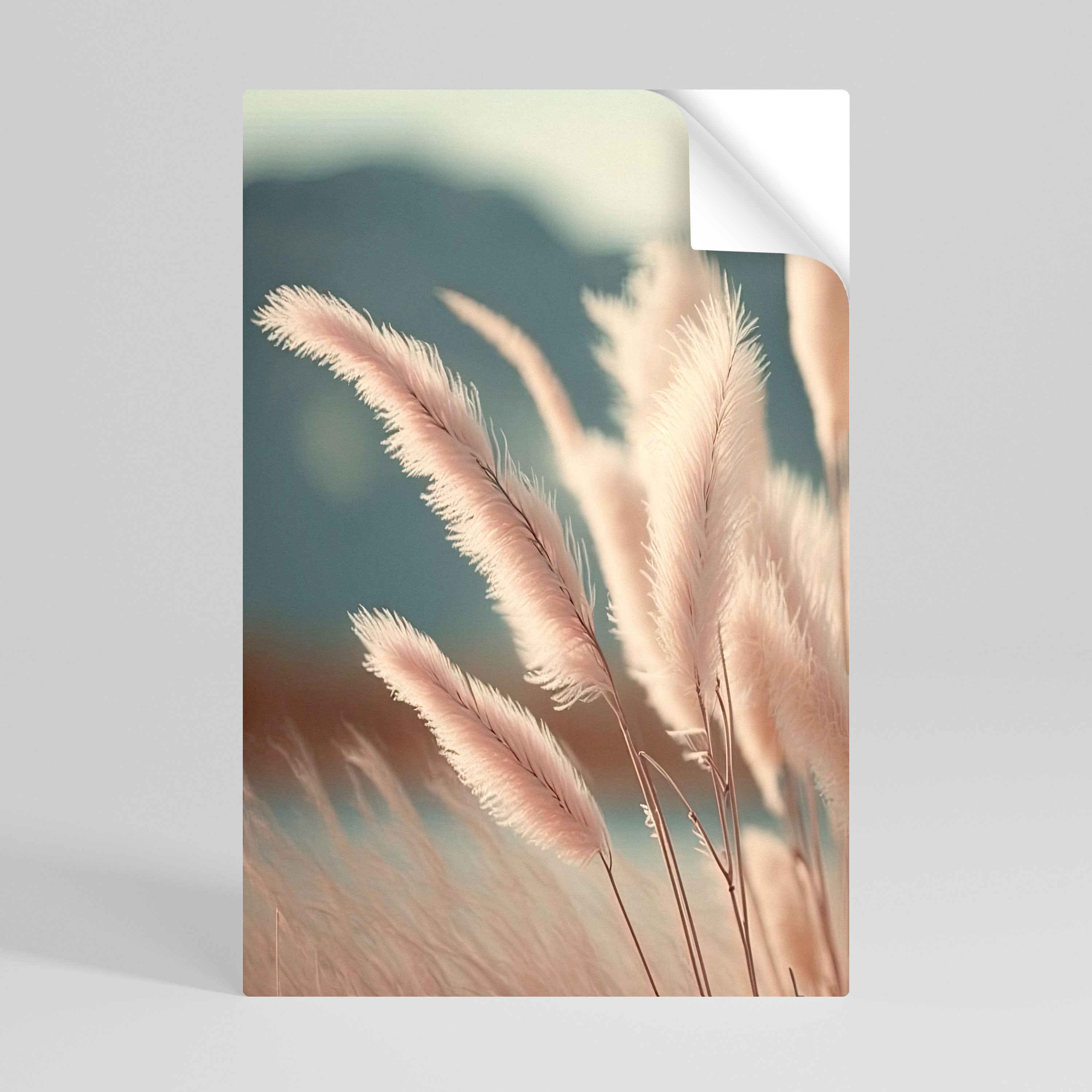 PAMPAS DREAMSCAPE Vertikales Poster zum Abziehen und Aufkleben