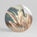 PAMPAS DREAMSCAPE Peel and Stick Round Sticker