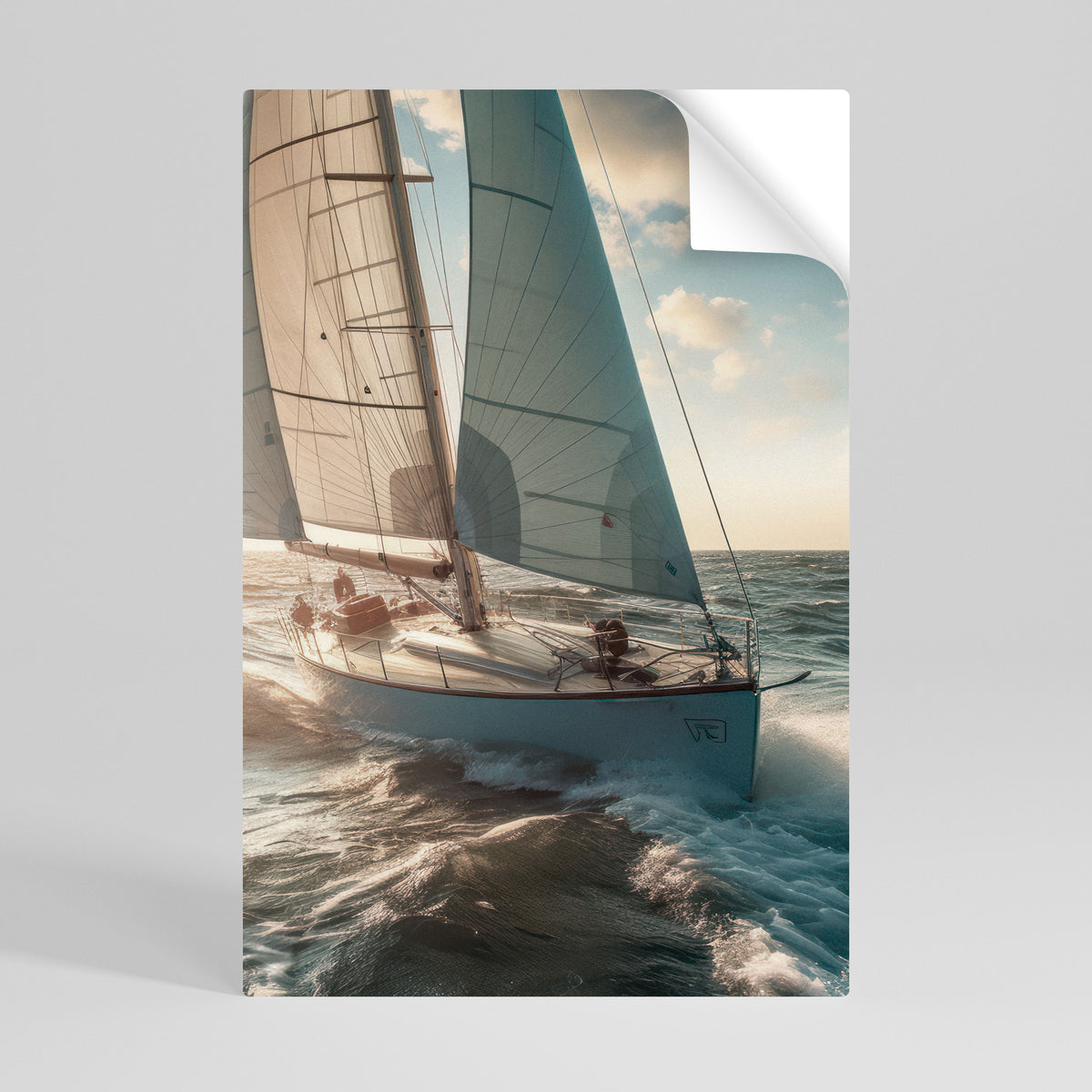 WAVES OF FREEDOM Selbstklebendes Poster - Hochformat