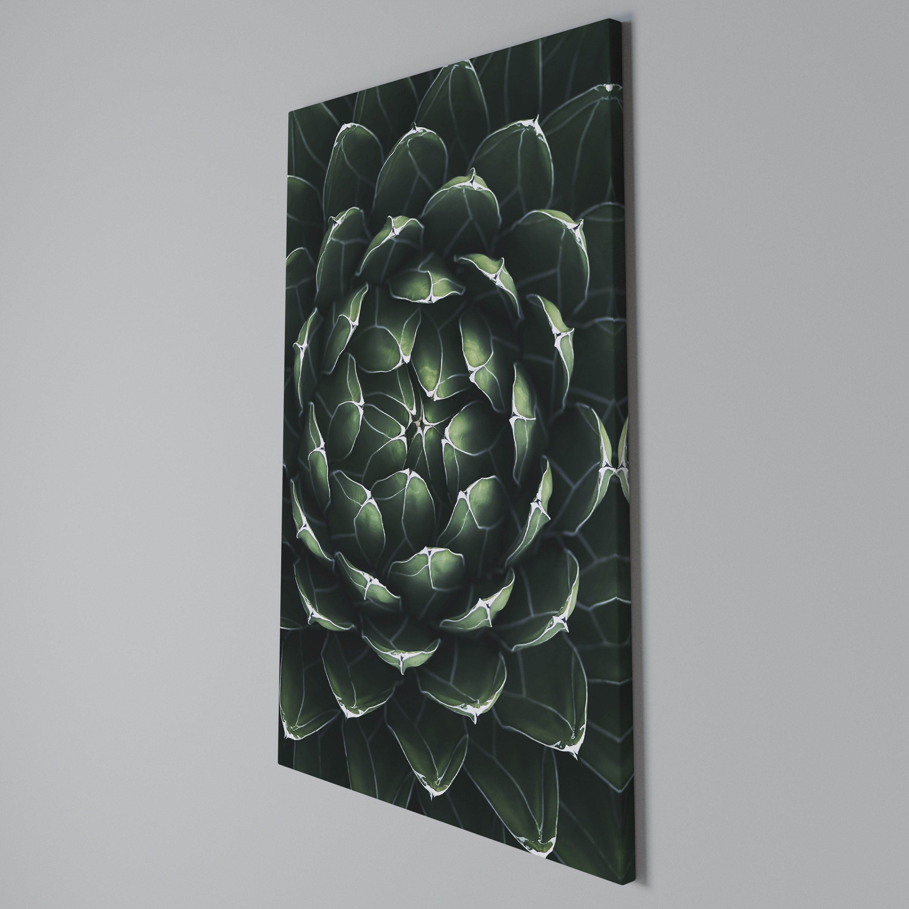 LUSH LABYRINTH Vertical Canvas Print