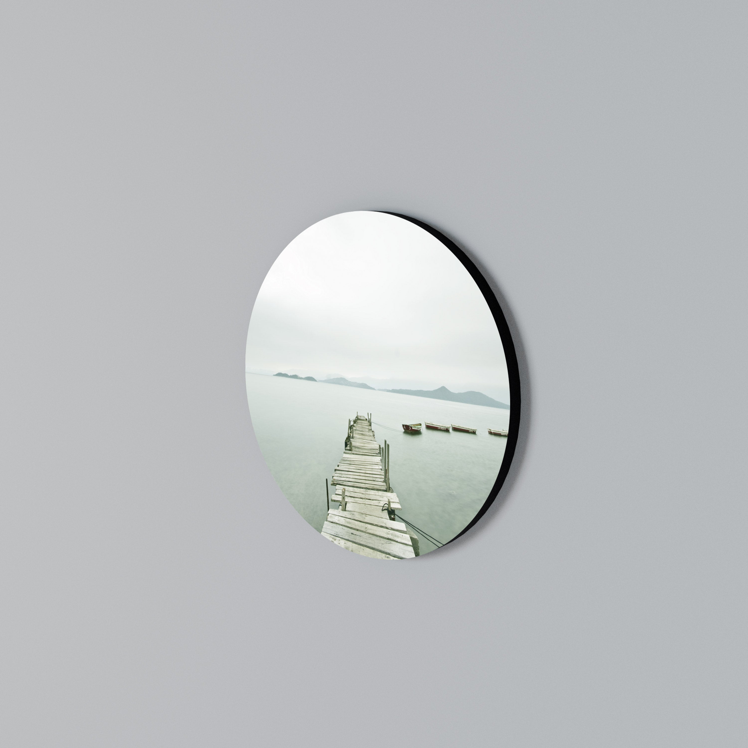 TIDAL HARMONY Rundes Wandbild