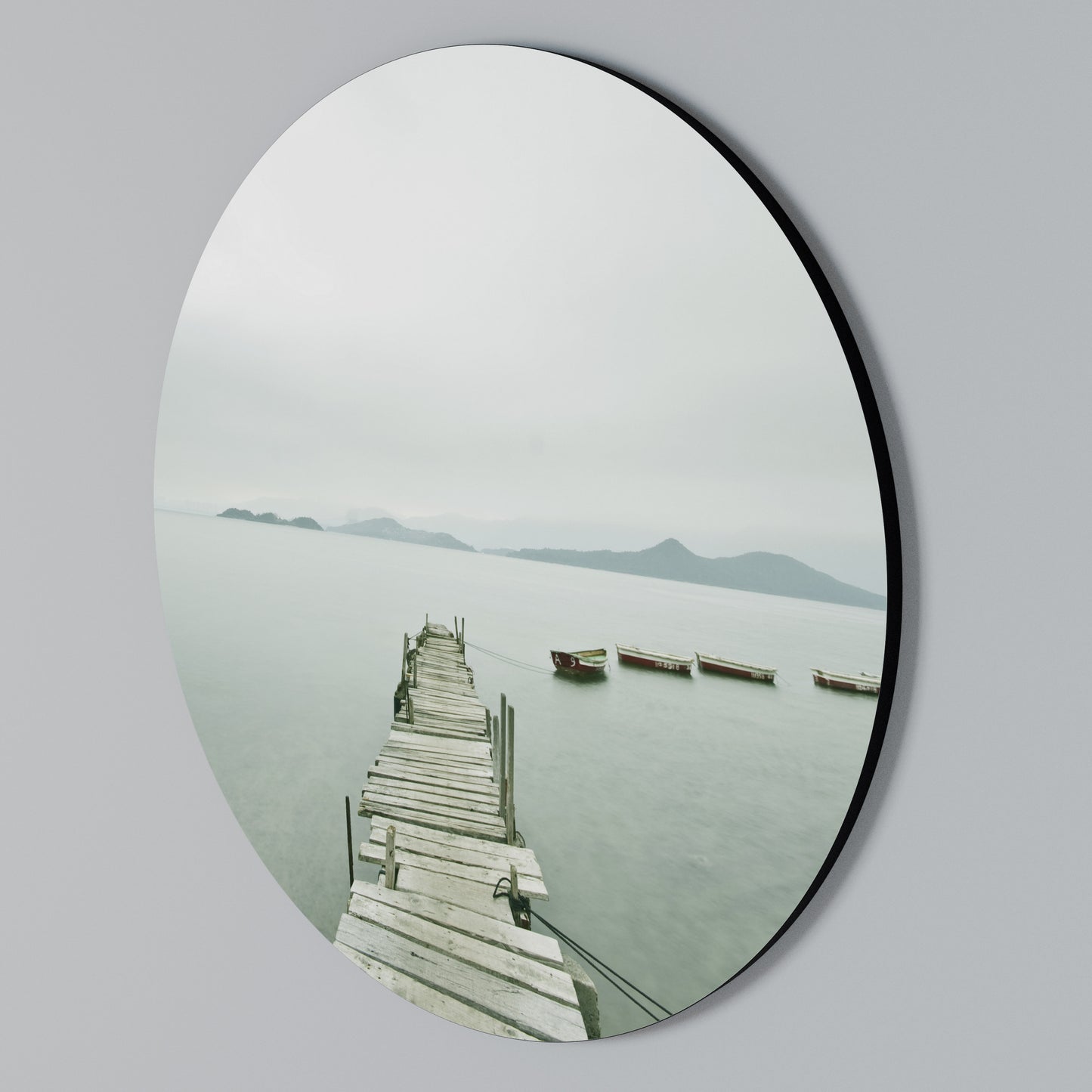 TIDAL HARMONY Rundes Wandbild