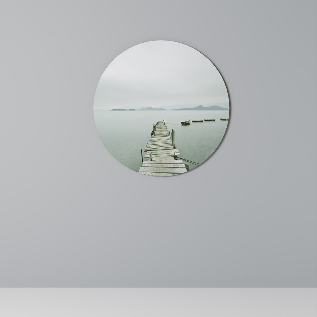 TIDAL HARMONY Runde Wanddekoration Ø 69 cm