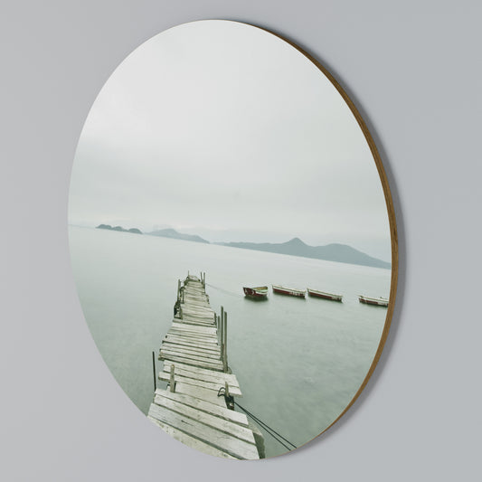 TIDAL HARMONY Rundes Wandbild
