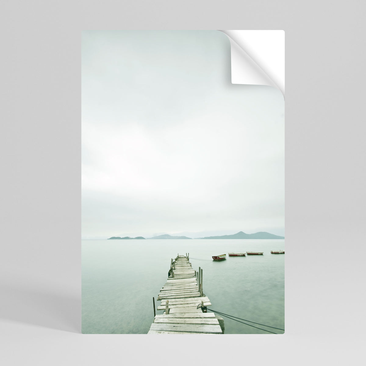 TIDAL HARMONY Selbstklebendes Poster - Hochformat