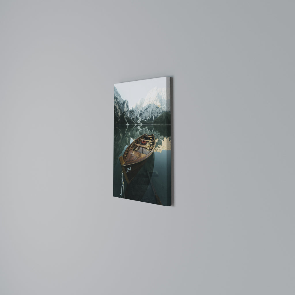 STILL WATERS Vertical Canvas Print