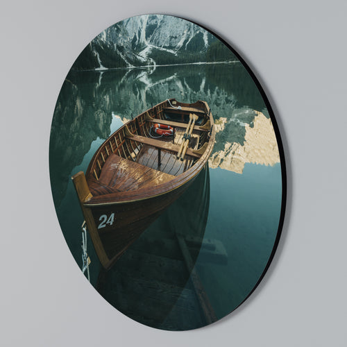 STILL WATERS Rundes Wandbild