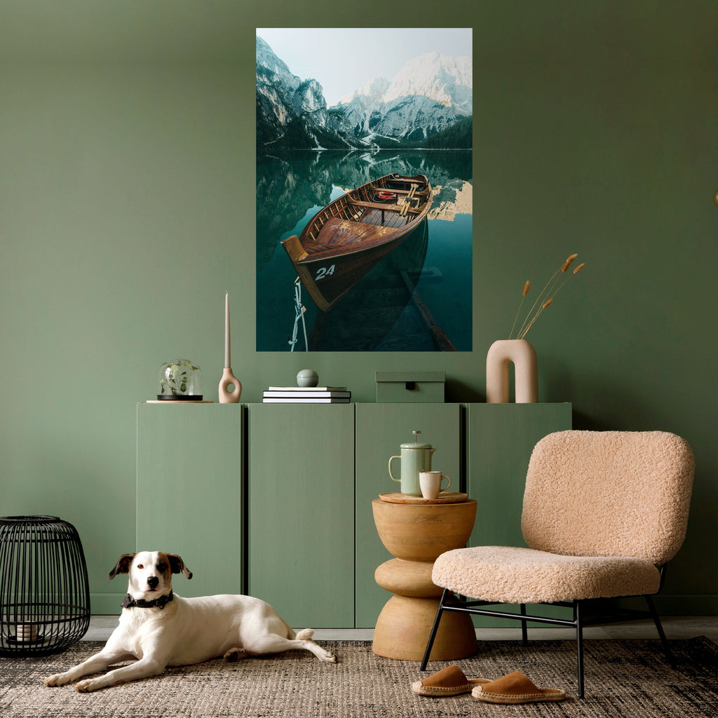 Still Waters – Vertikales Poster zum Abziehen und Aufkleben