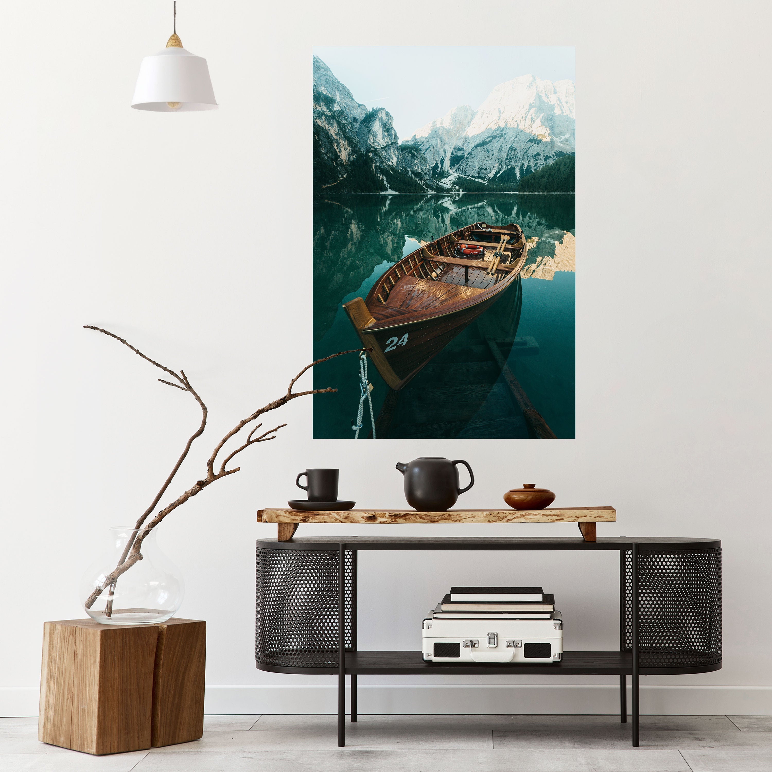 Still Waters – Vertikales Poster zum Abziehen und Aufkleben