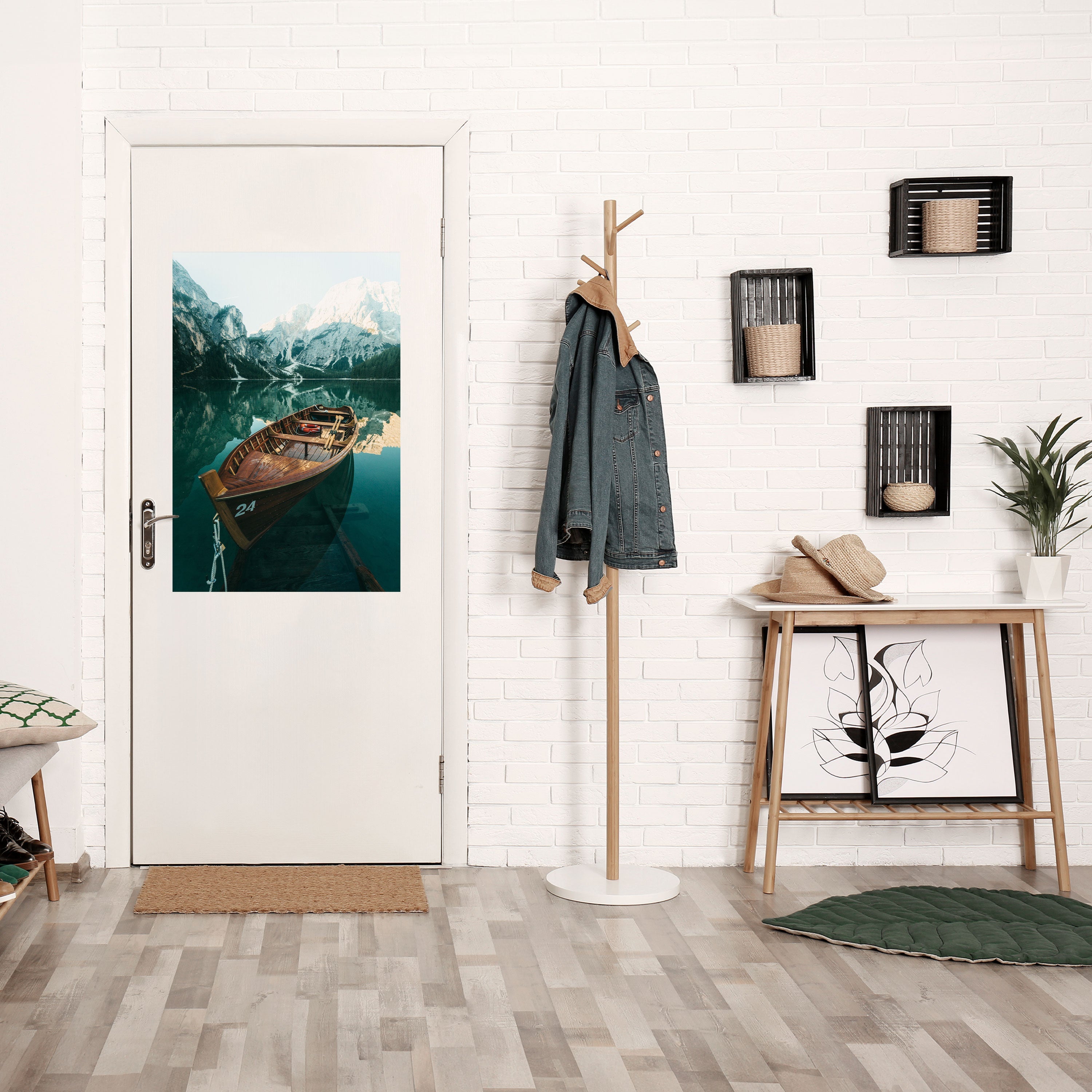 Still Waters – Vertikales Poster zum Abziehen und Aufkleben